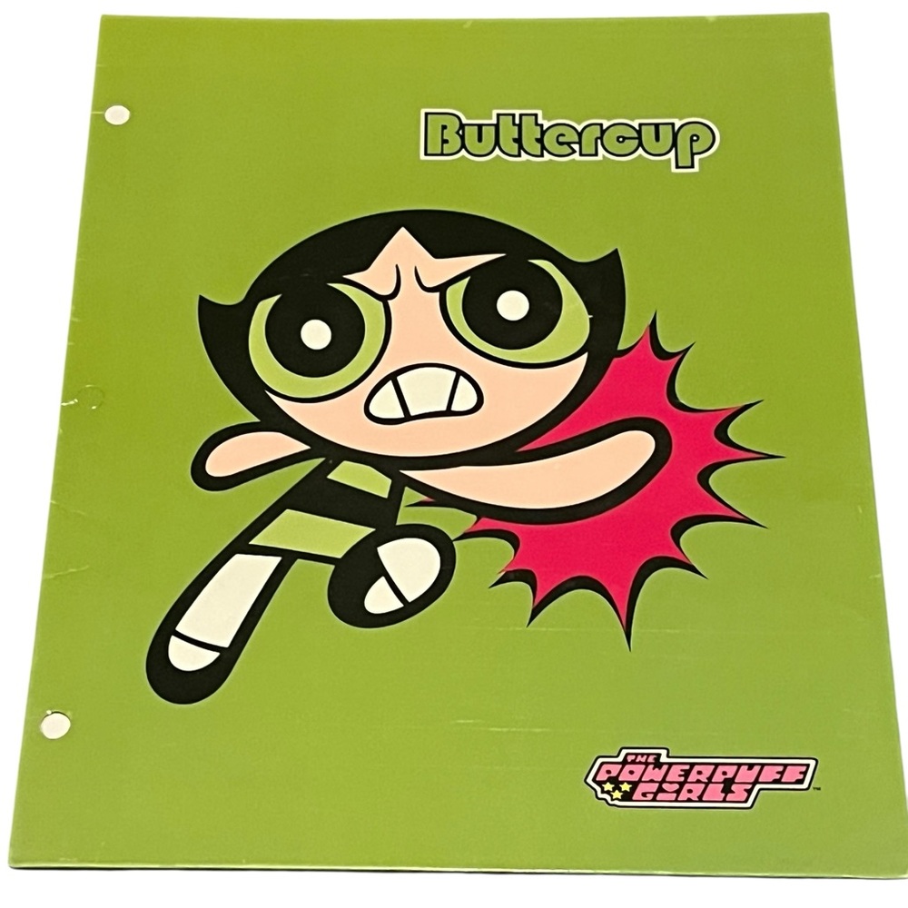 Powerpuff Girls Buttercup Green Folder
